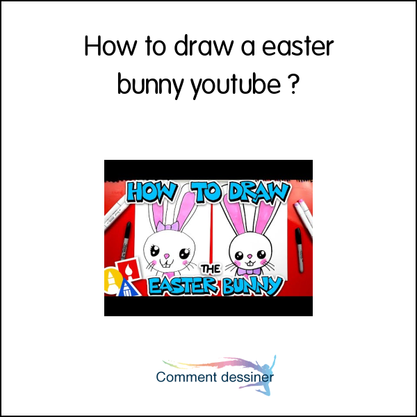 How to draw a easter bunny youtube